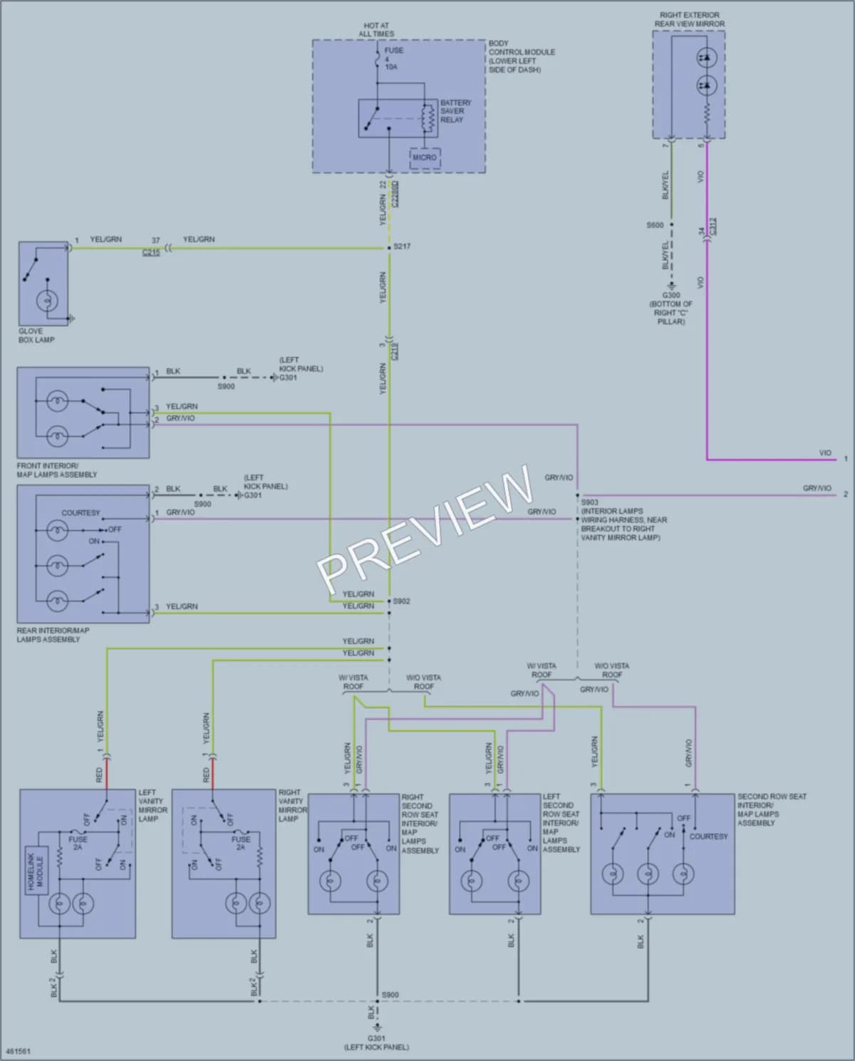 2015 Ford Flex Interior Lights wiring diagram preview