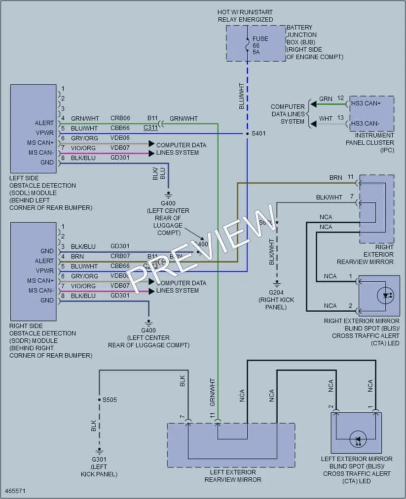 2015 Ford Mustang Navigation wiring diagram preview