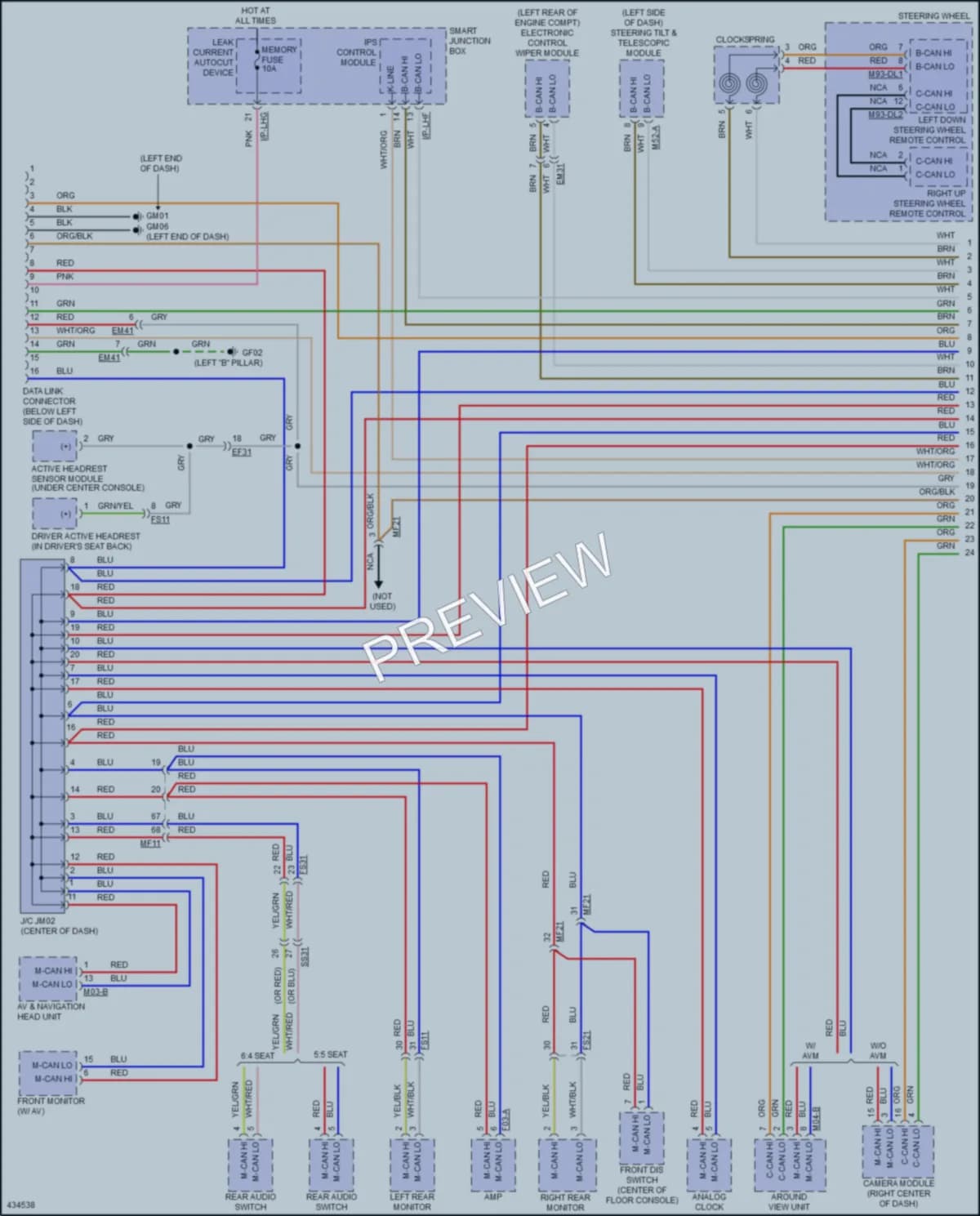 2015 Hyundai Equus Computer Data Lines wiring diagram preview