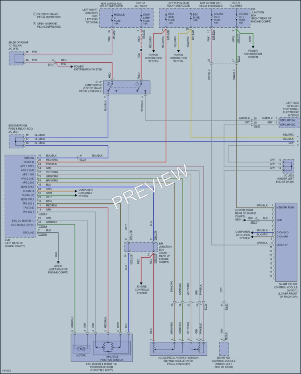 2015 Hyundai Equus Cruise Control wiring diagram preview