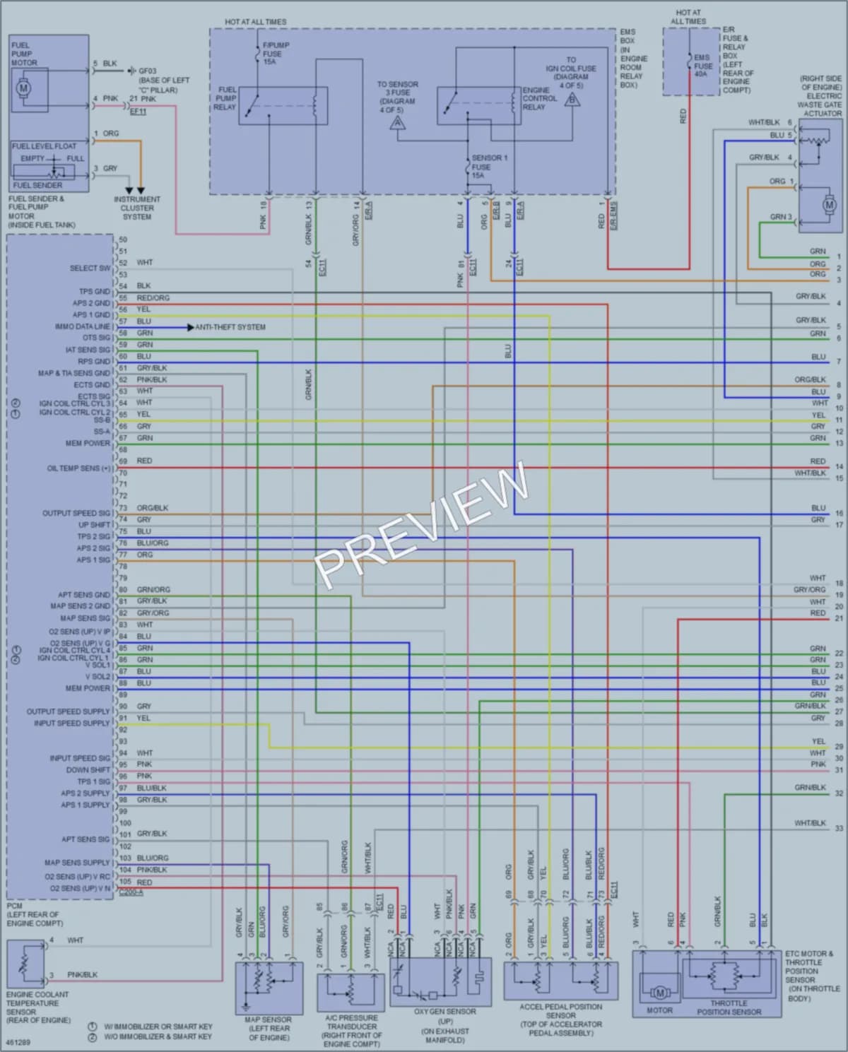 2015 Hyundai SantaFeSport Engine Performance wiring diagram preview