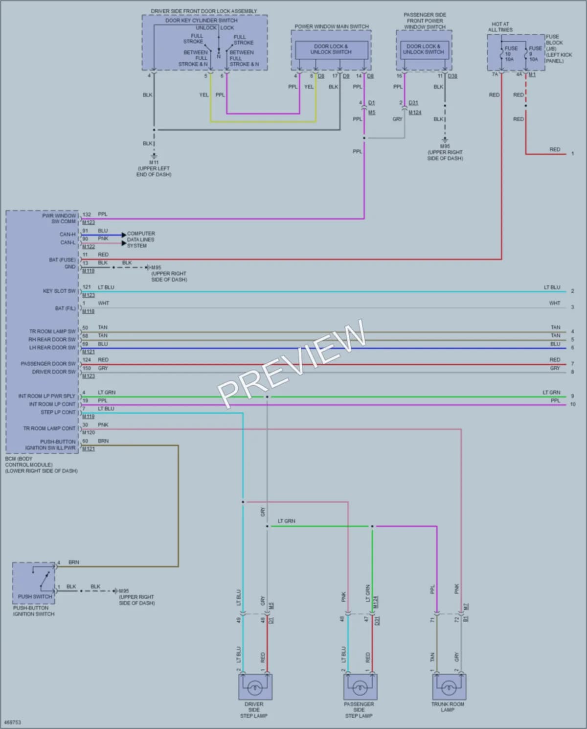 2015 Infiniti Q40 Interior Lights wiring diagram preview