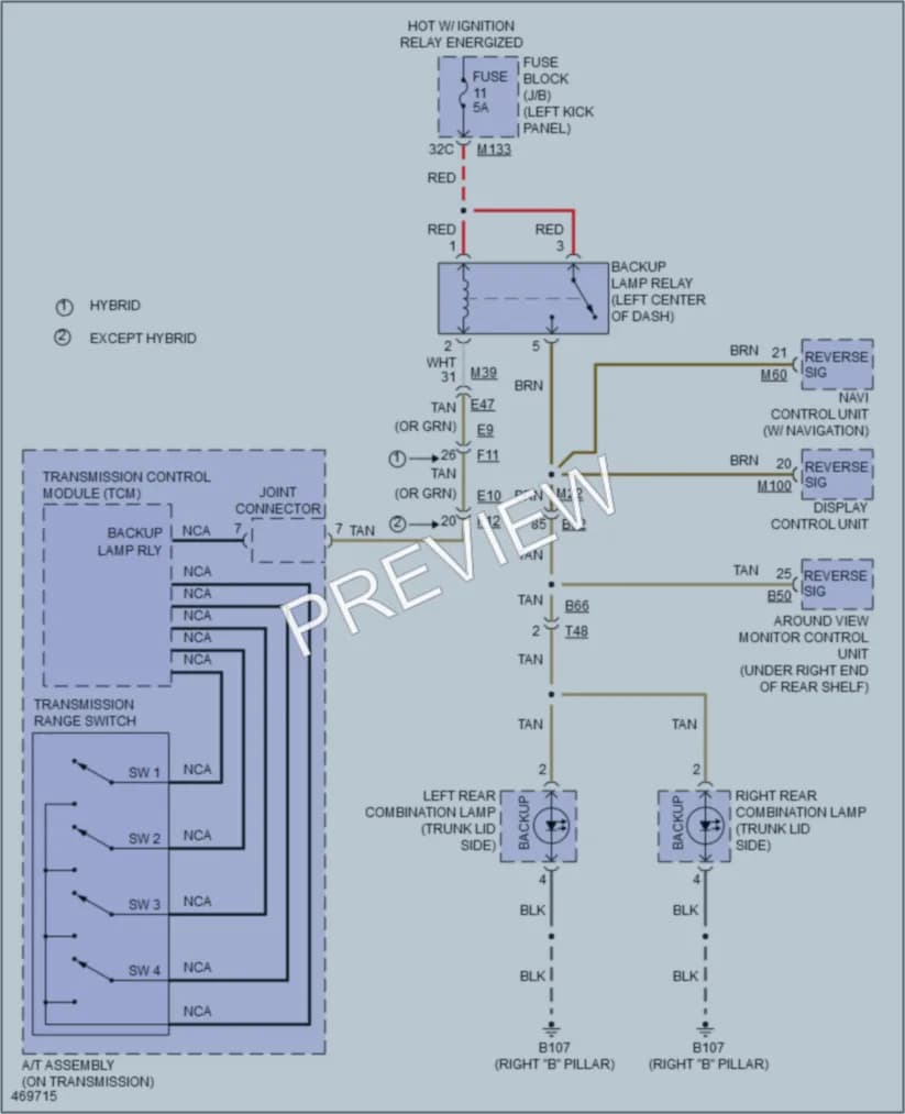 2015 Infiniti Q50 Exterior Lights wiring diagram preview