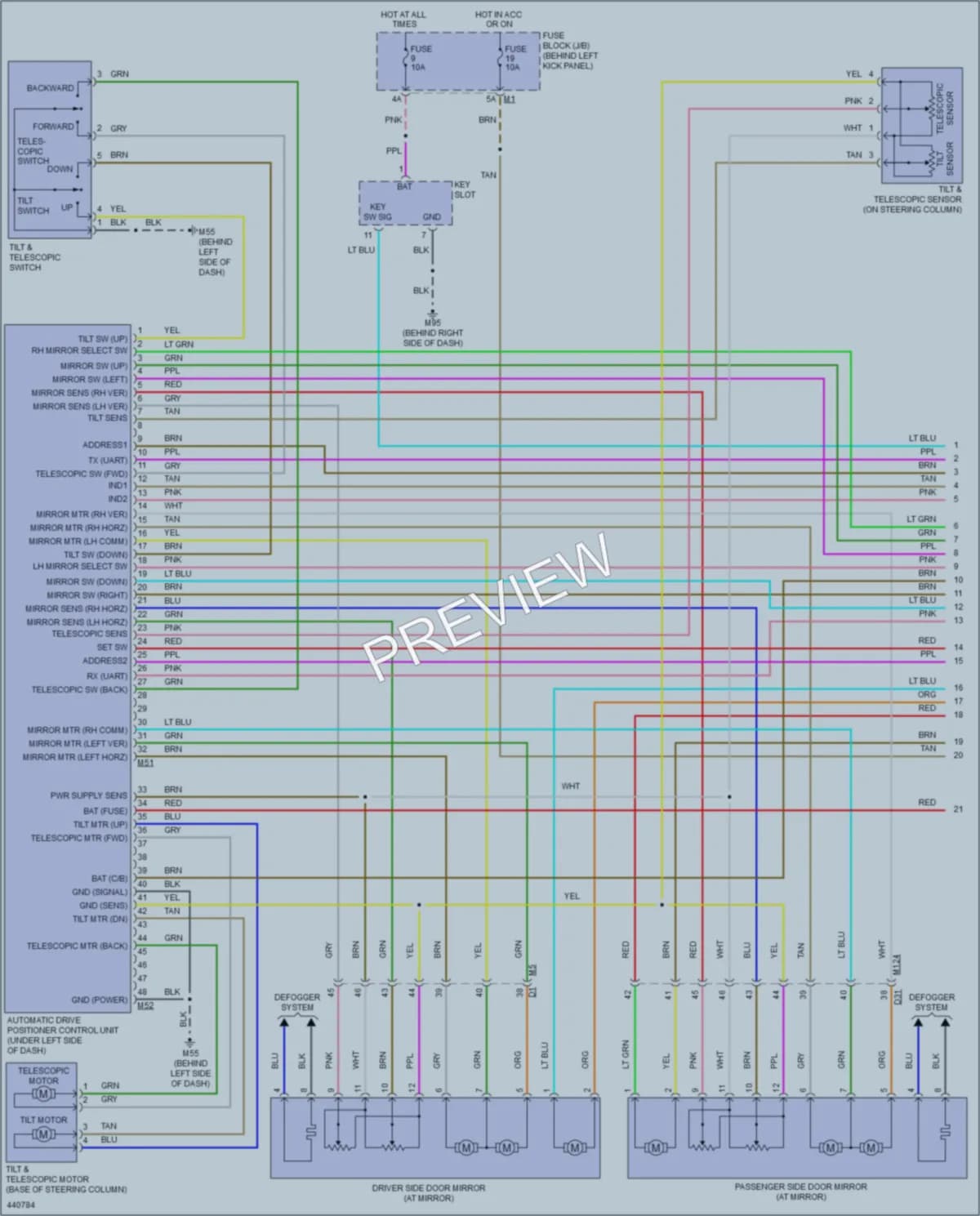 2015 Infiniti Q60 Memory Systems wiring diagram preview