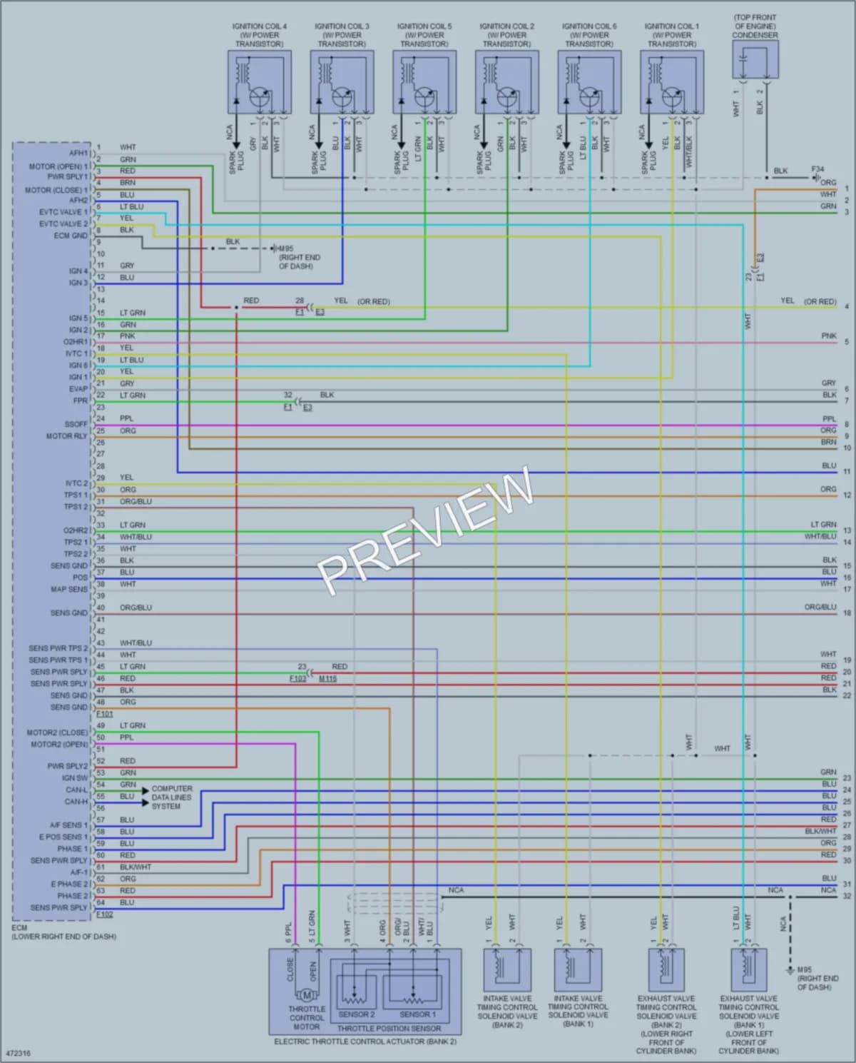 2015 Infiniti Q70Hybrid Engine Performance wiring diagram preview