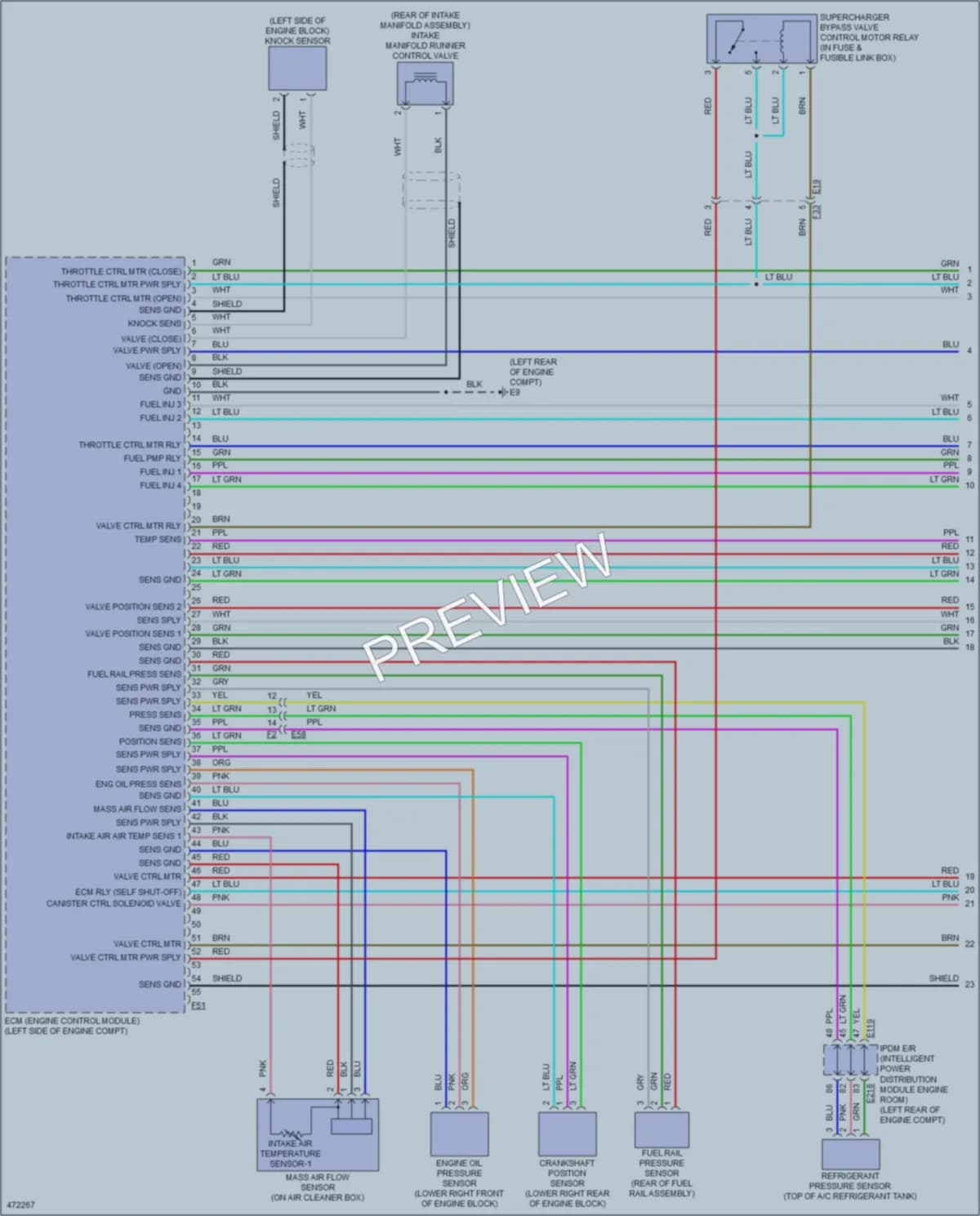2015 Infiniti QX60Hybrid Engine Performance wiring diagram preview