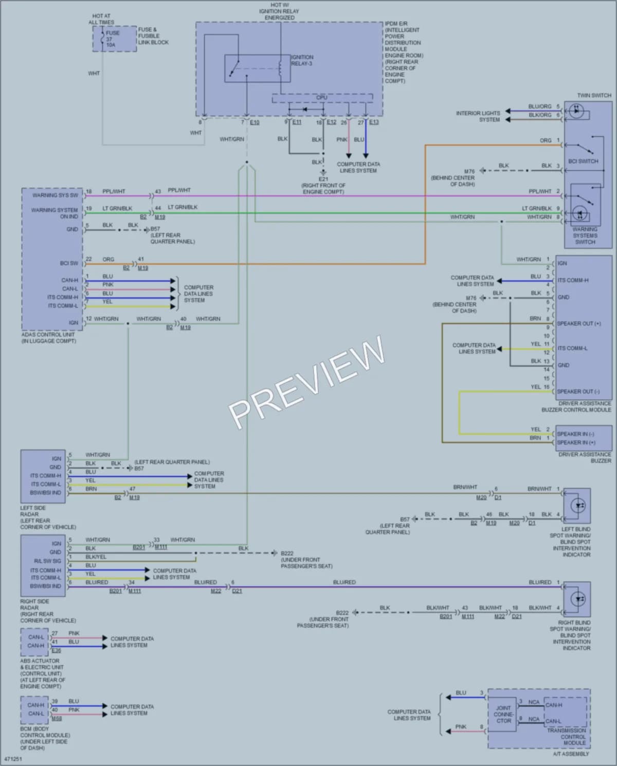 2015 Infiniti QX80 Navigation wiring diagram preview