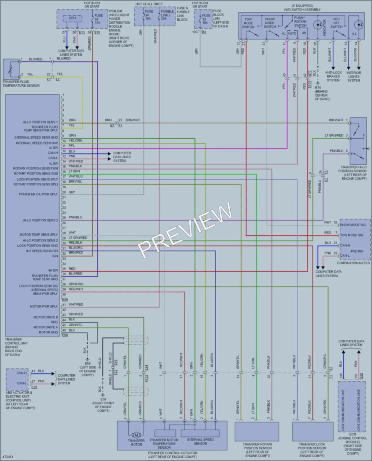 2015 Infiniti QX80 Transmission wiring diagram preview