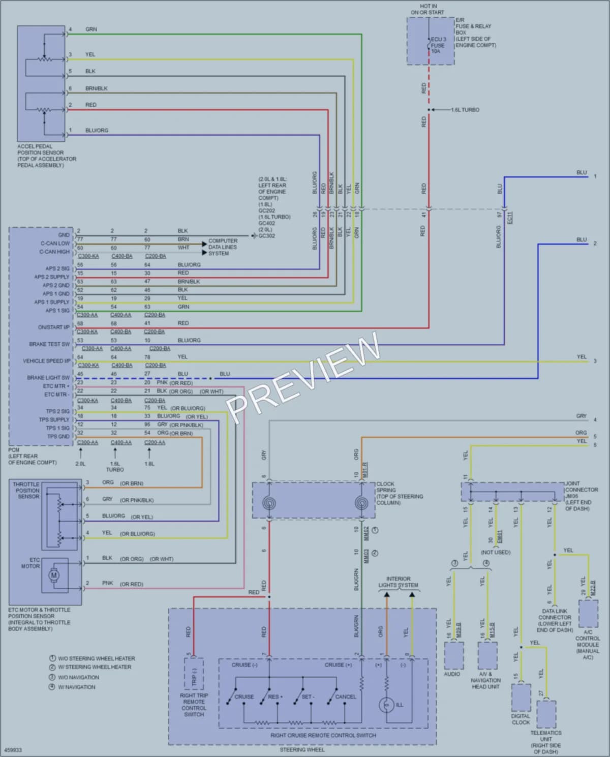2015 Kia ForteKoup Cruise Control wiring diagram preview