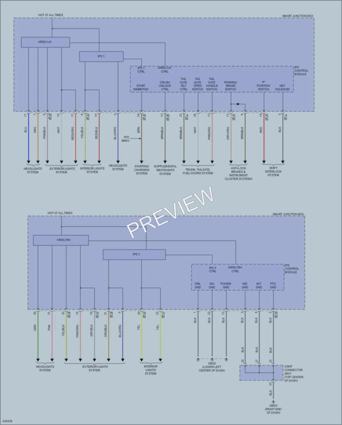 2015 Kia Sorento Body Control Modules wiring diagram preview