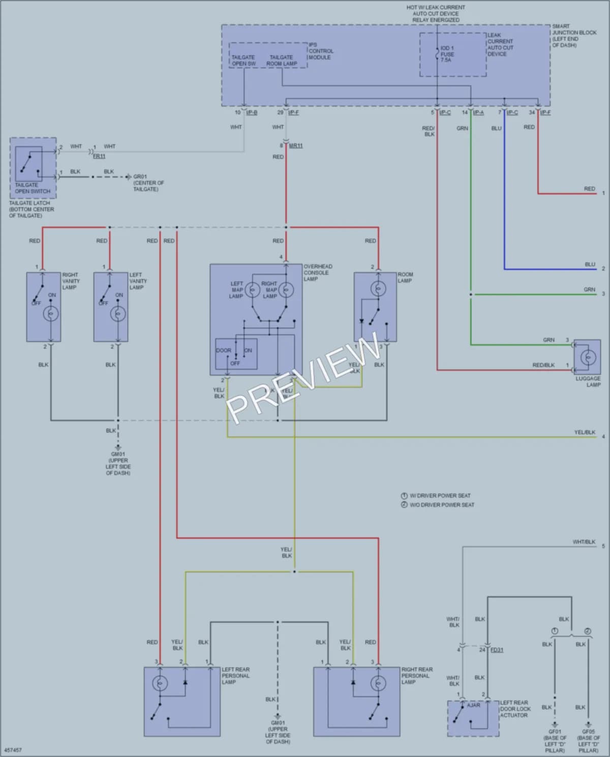 2015 Kia Soul Interior Lights wiring diagram preview