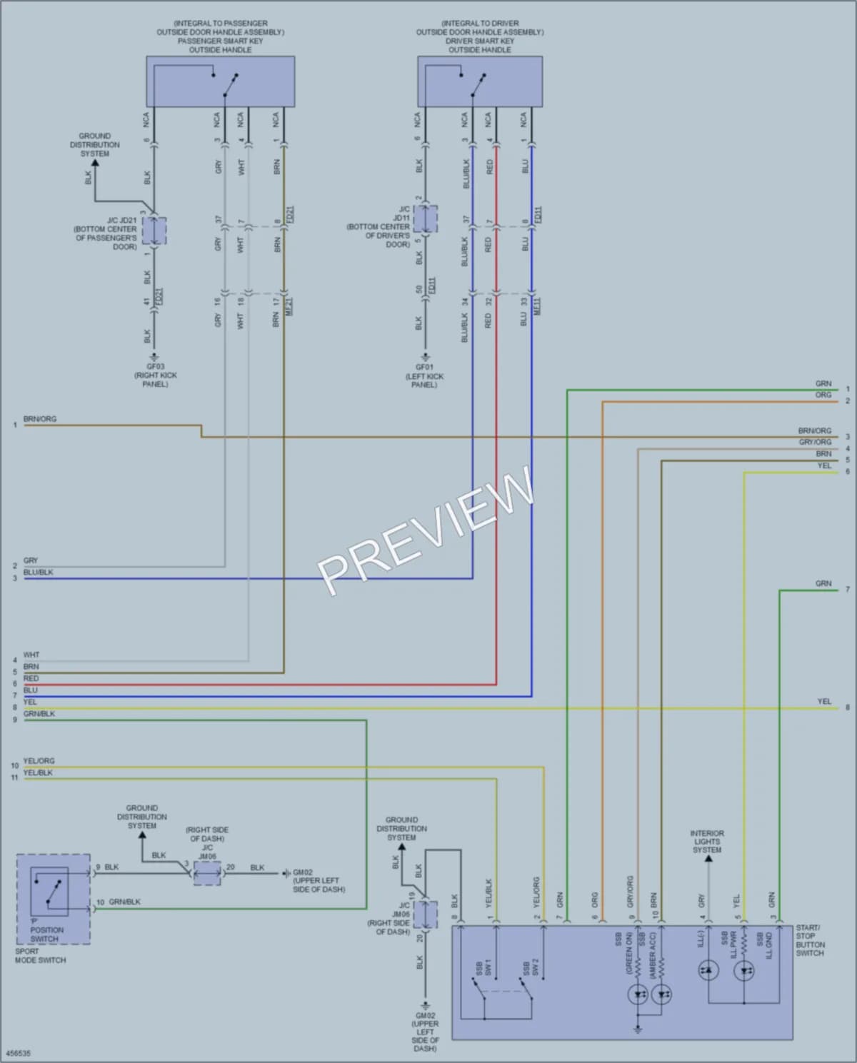 2015 Kia SoulEV Anti Theft wiring diagram preview