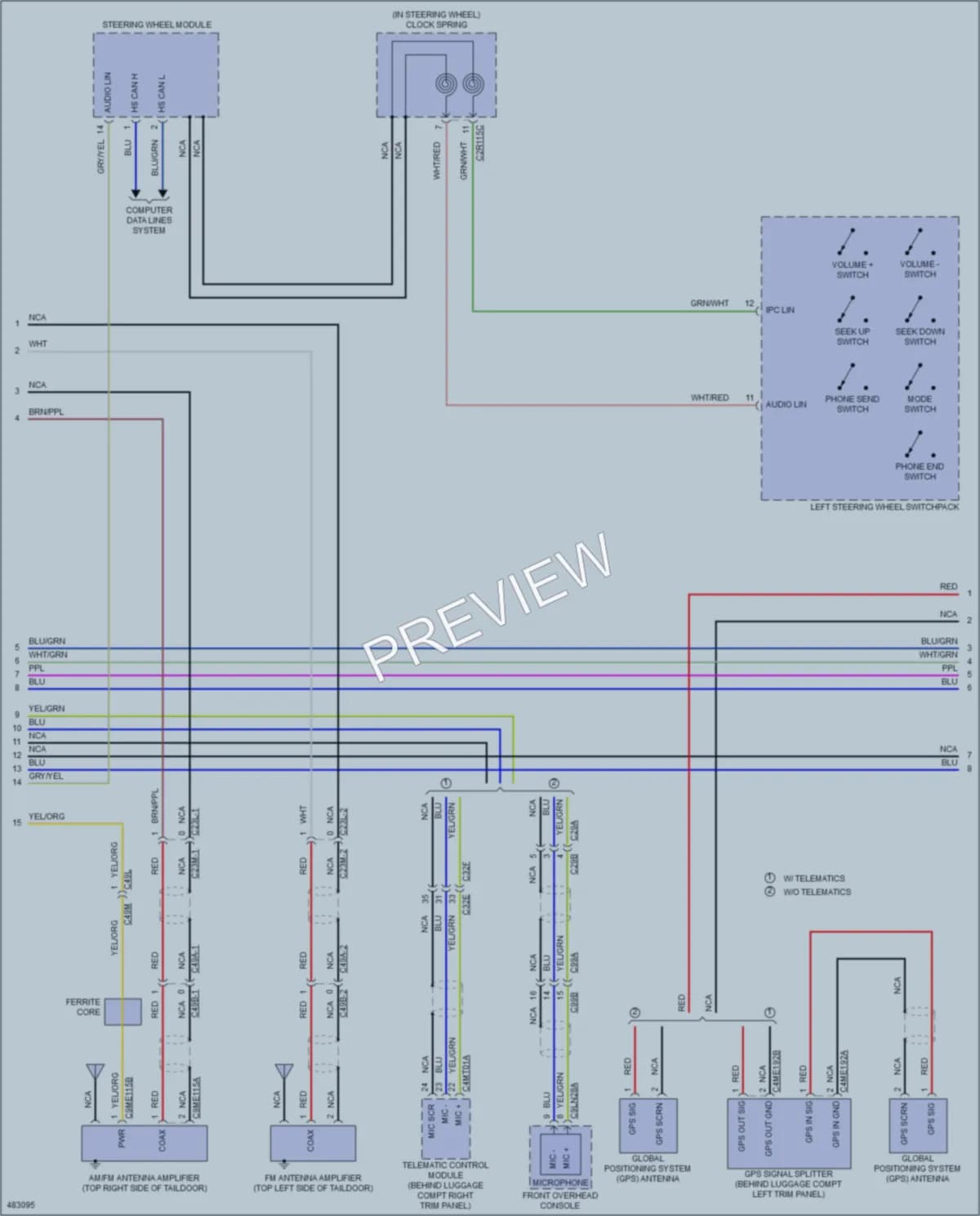 2015 LandRover DiscoverySport Radio wiring diagram preview