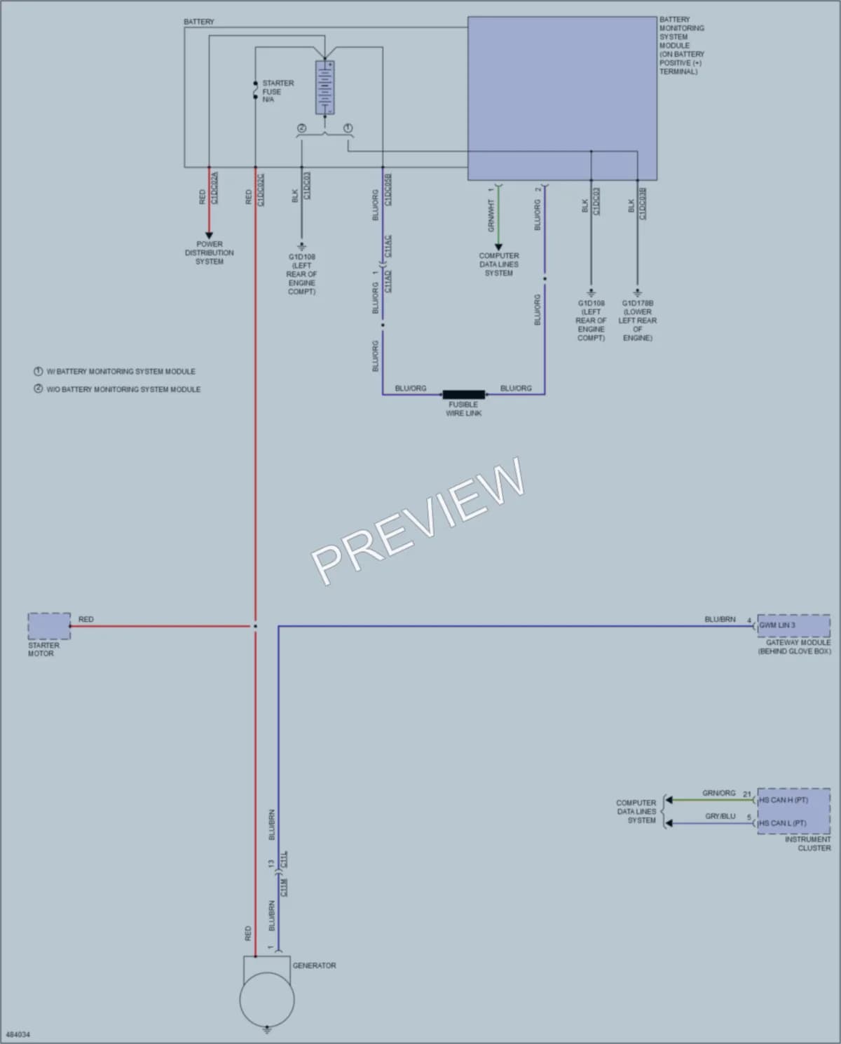 2015 LandRover DiscoverySport Starting Charging wiring diagram preview