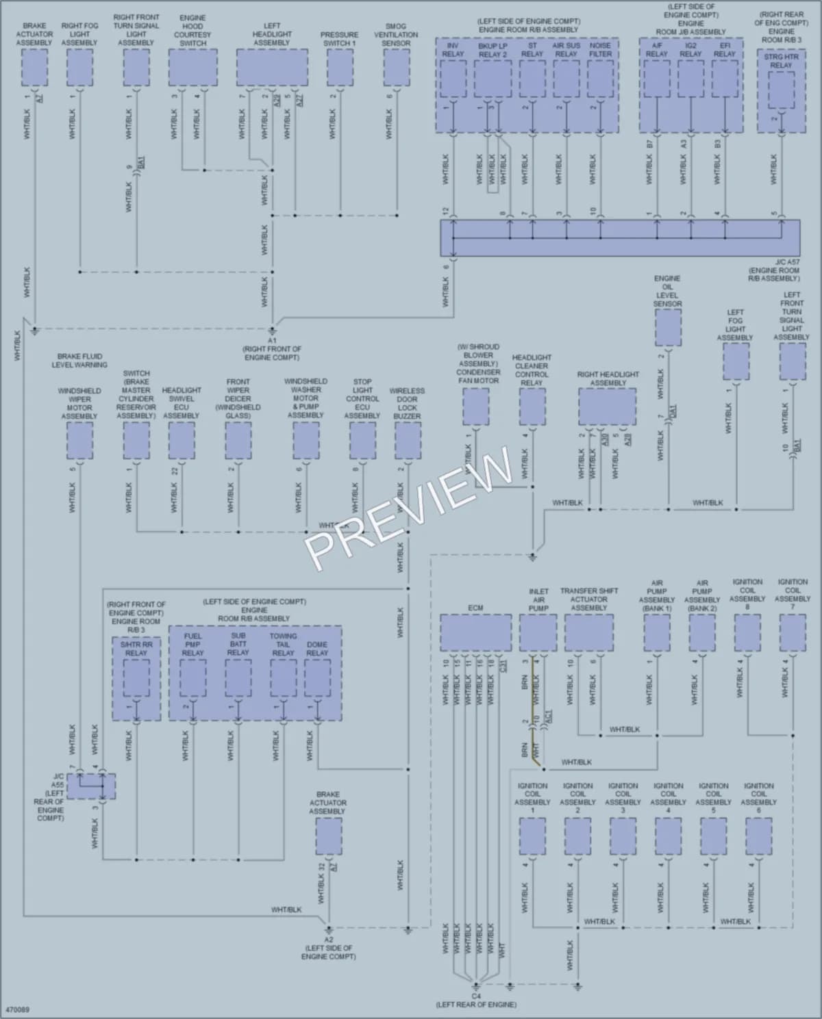 2015 Lexus GX460 Ground Distribution wiring diagram preview