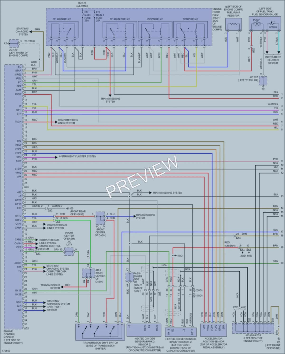 2015 Lexus LS460 Engine Performance wiring diagram preview