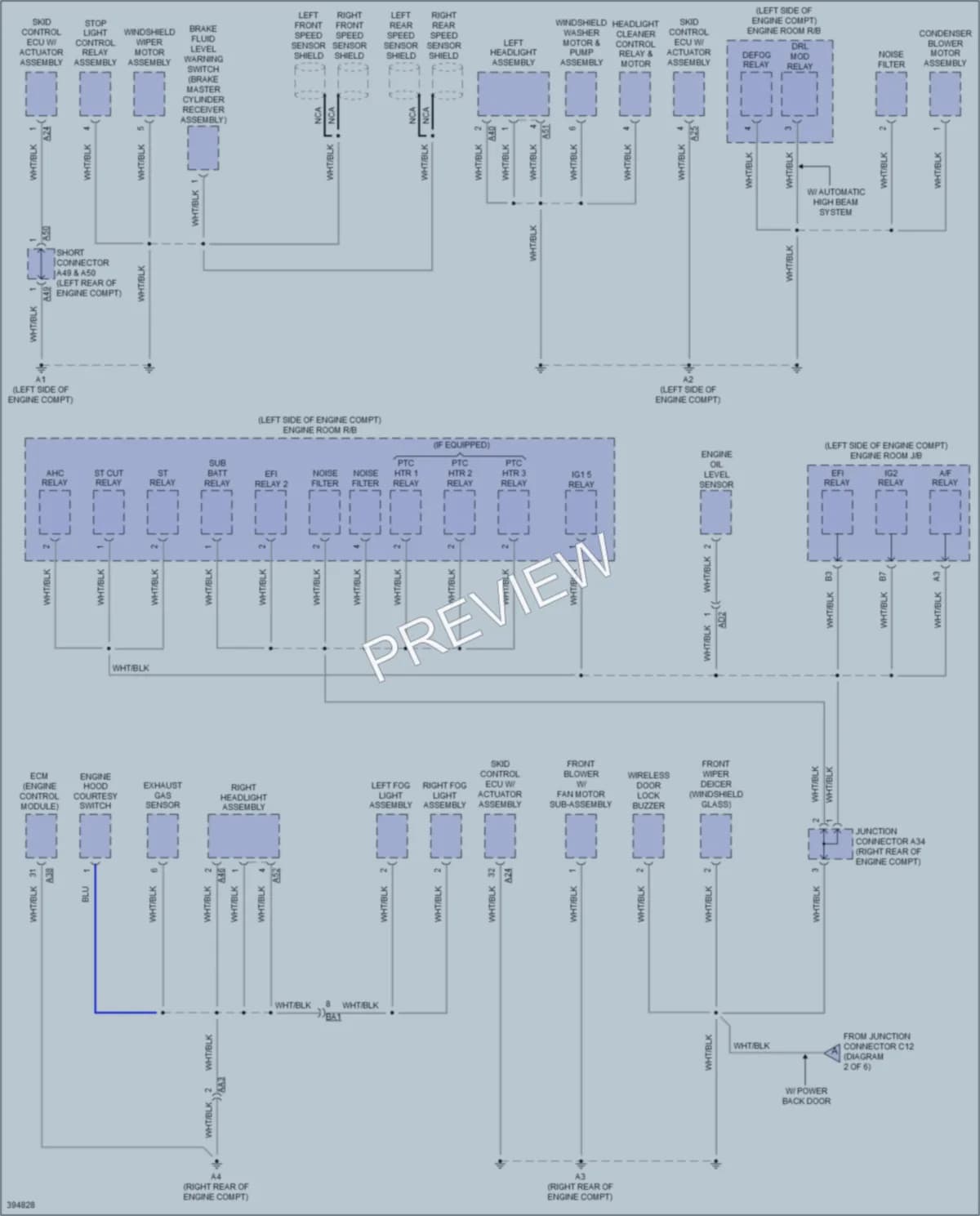 2015 Lexus LX570 Ground Distribution wiring diagram preview