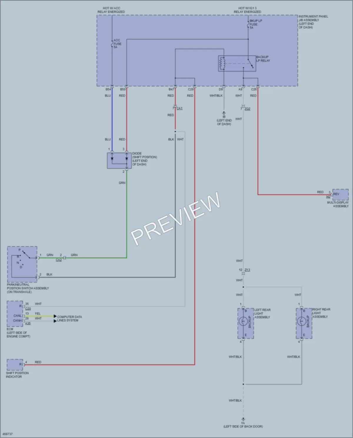 2015 Lexus NX200t Exterior Lights wiring diagram preview