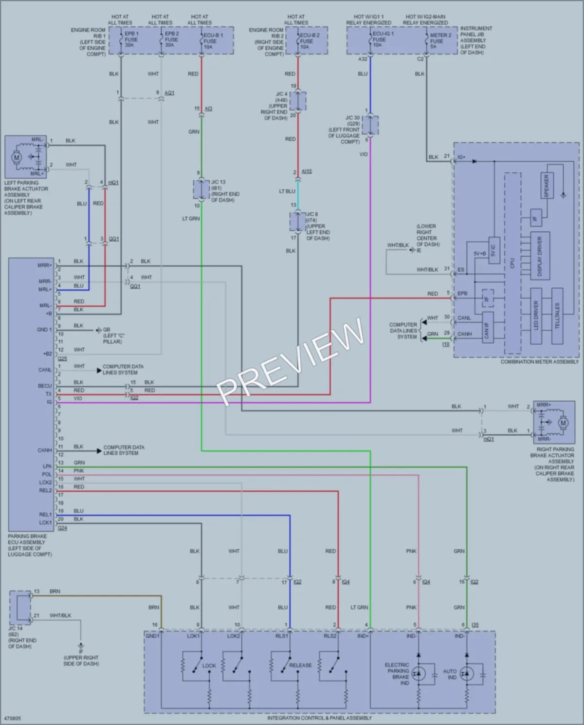 2015 Lexus NX200t Shift Interlock wiring diagram preview