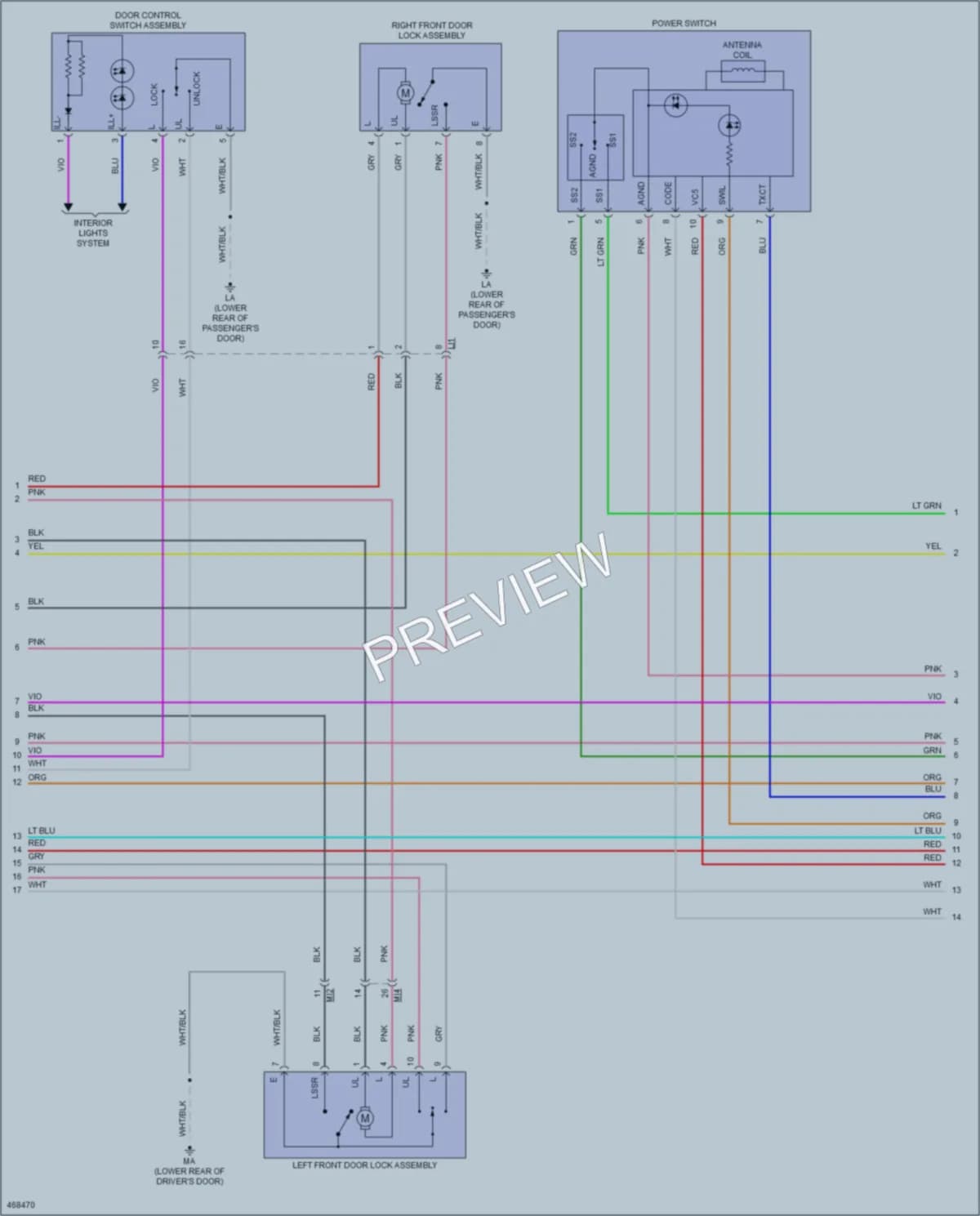 2015 Lexus NX300h Anti Theft wiring diagram preview