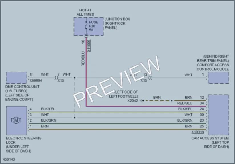 2015 MINI CooperCountryman Shift Interlock wiring diagram preview