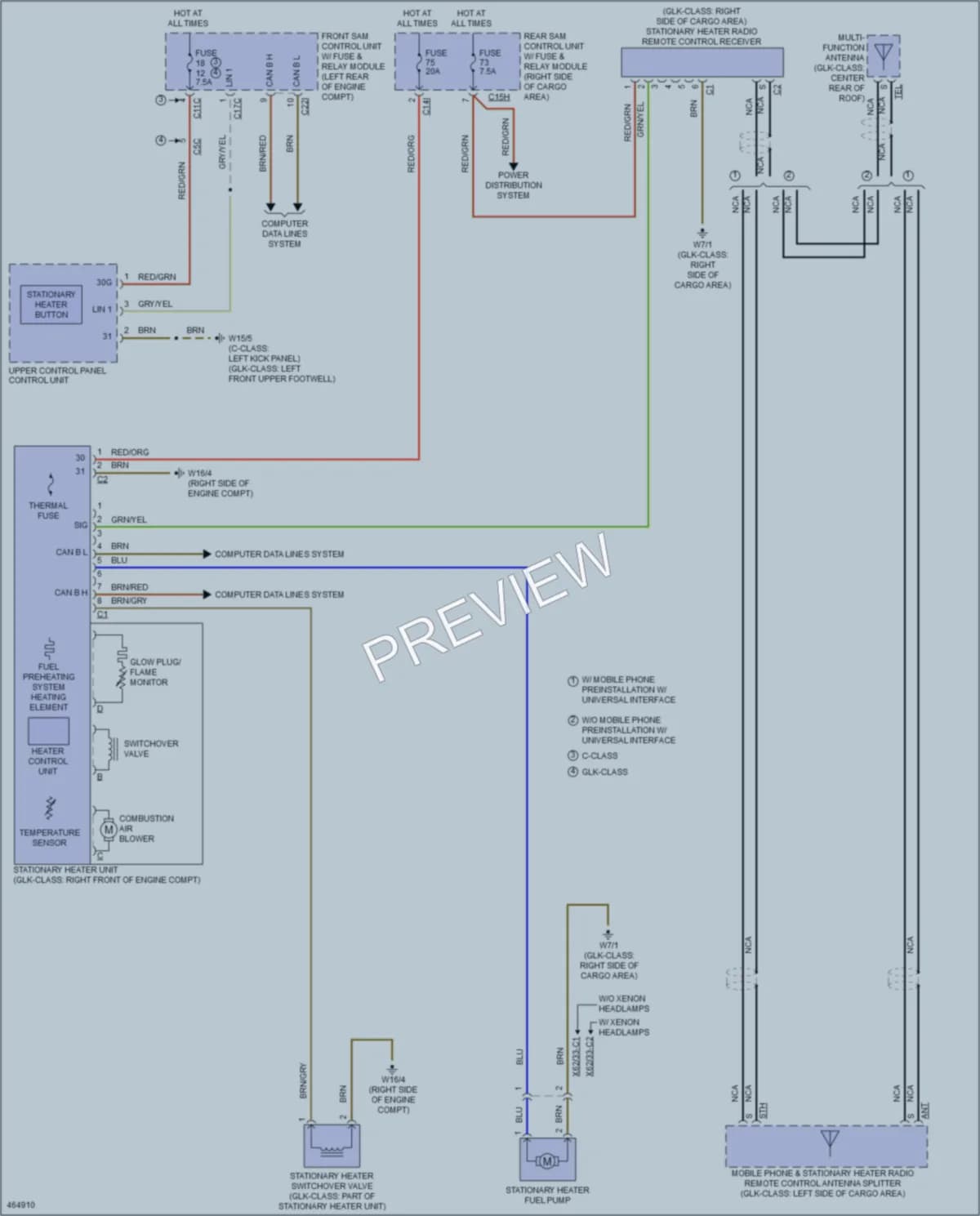 2015 MercedesBenz C250 Engine Accessories wiring diagram preview