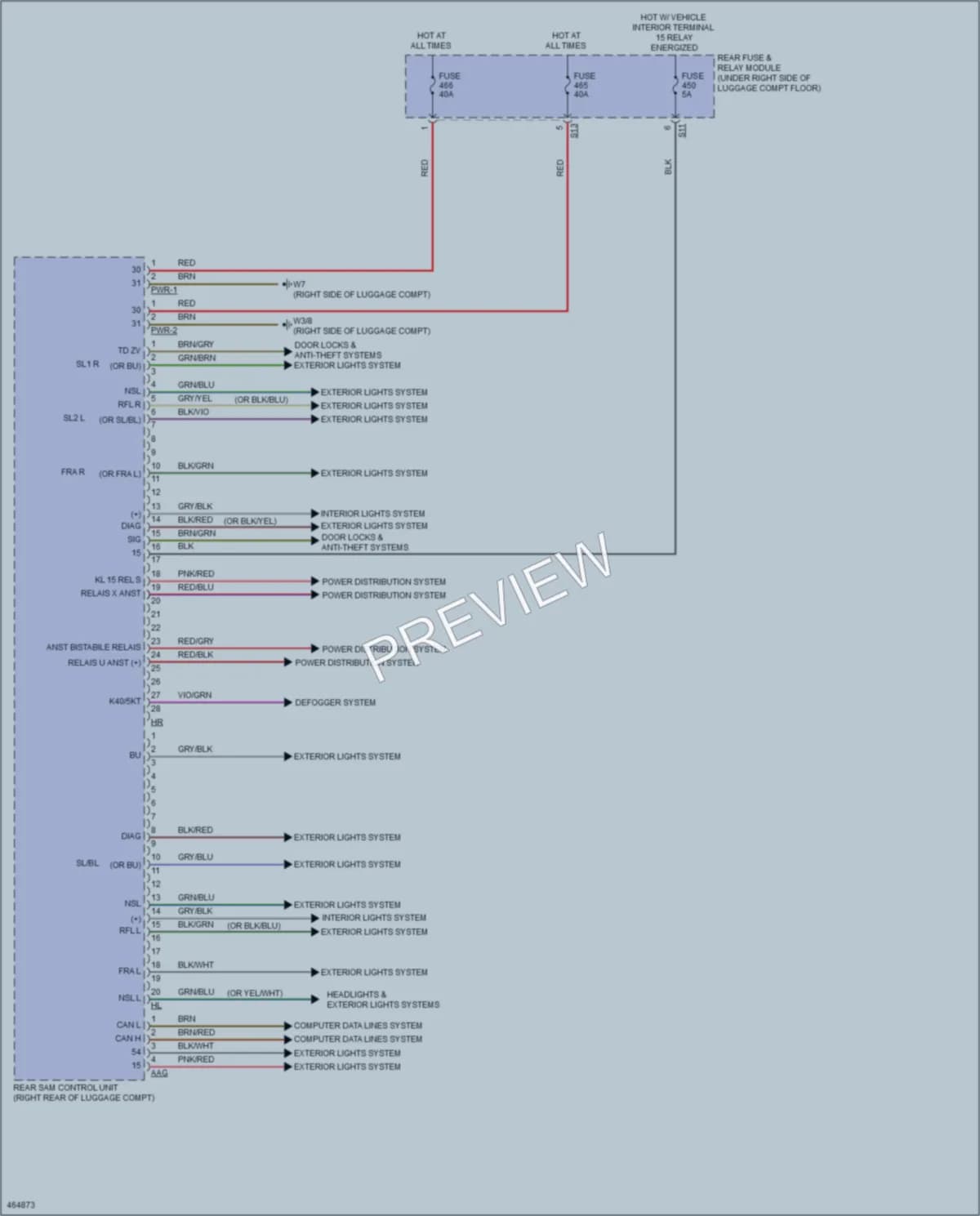 2015 MercedesBenz C300 Body Control Modules wiring diagram preview