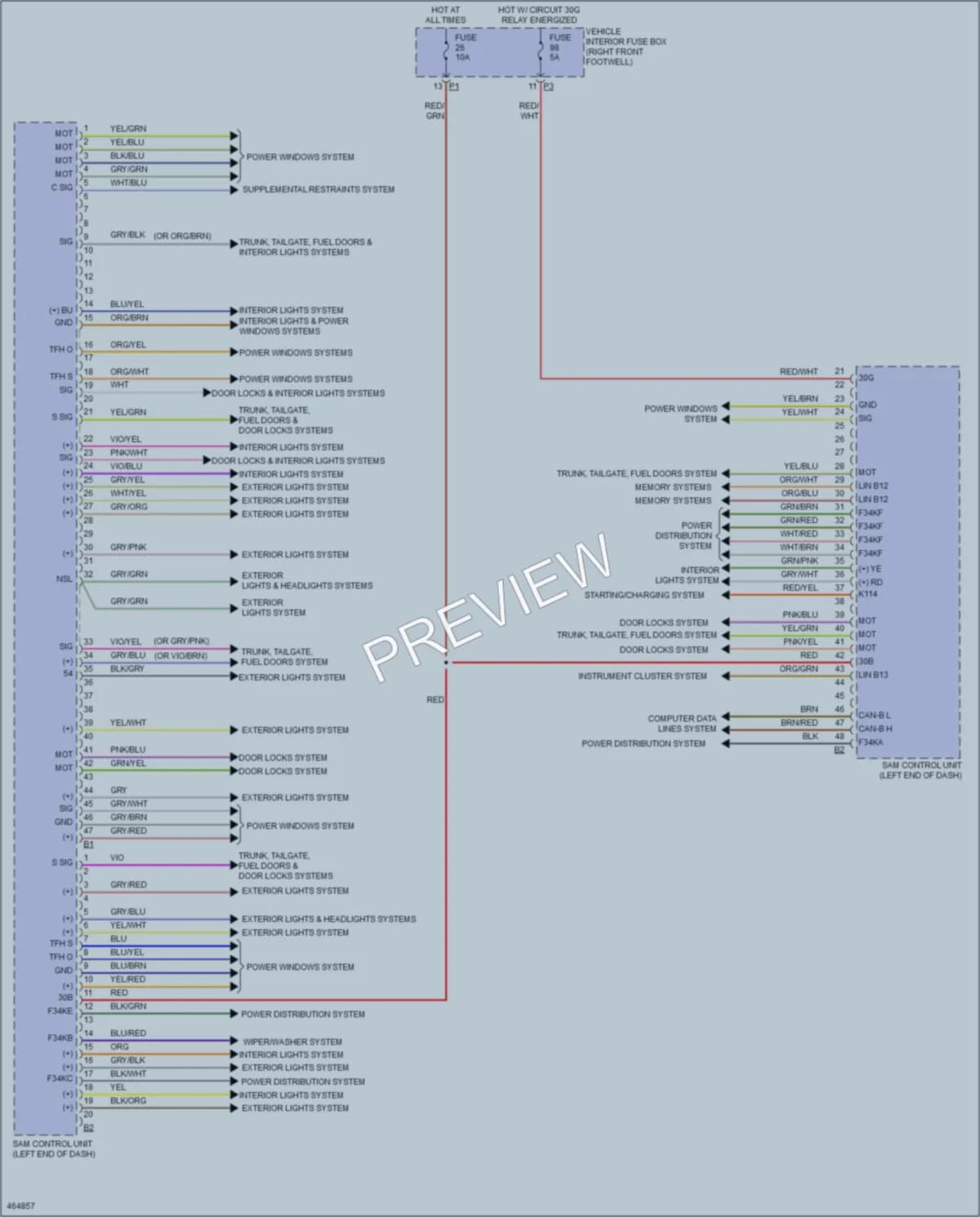 2015 MercedesBenz CLA250 Body Control Modules wiring diagram preview