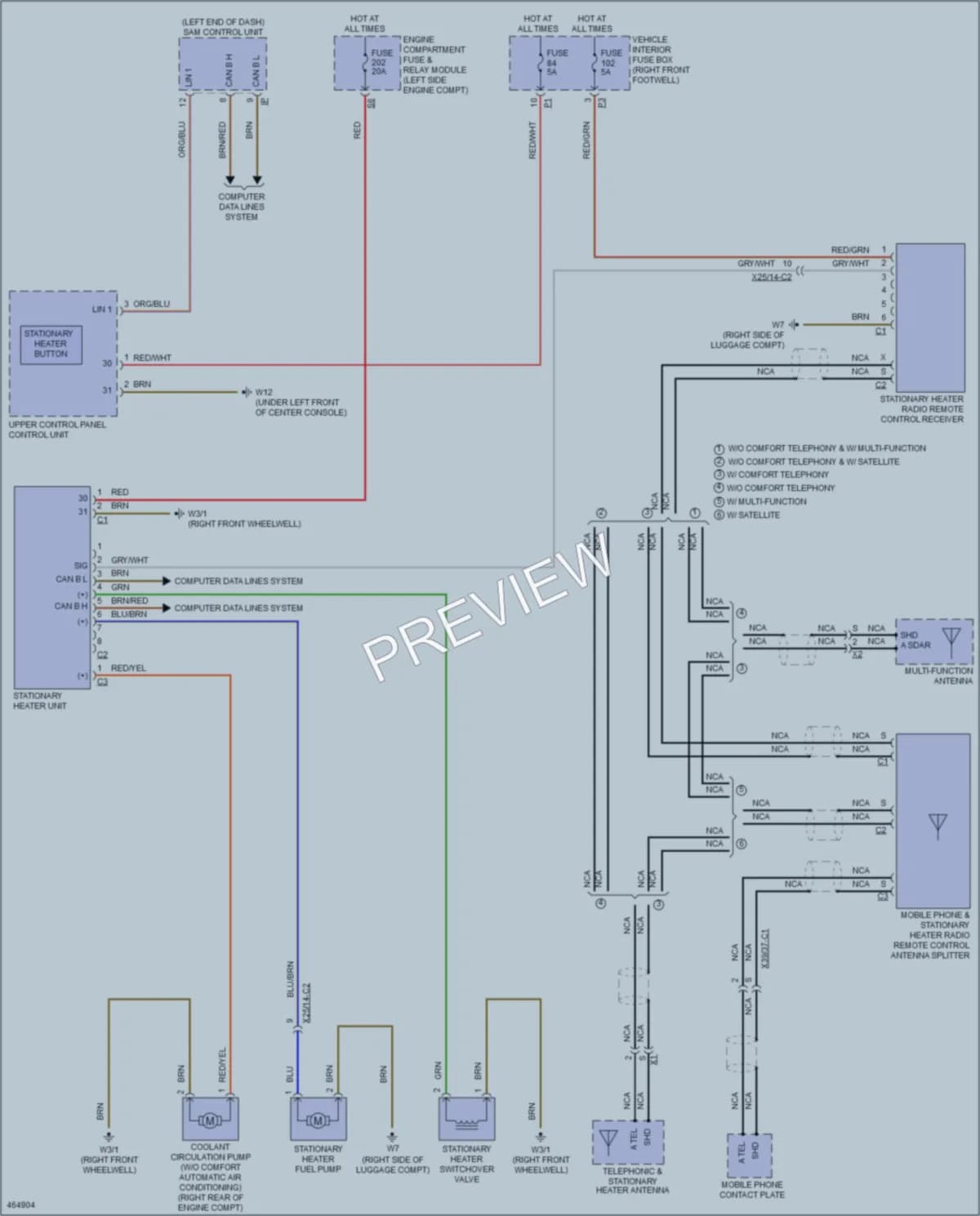 2015 MercedesBenz CLA250 Engine Accessories wiring diagram preview