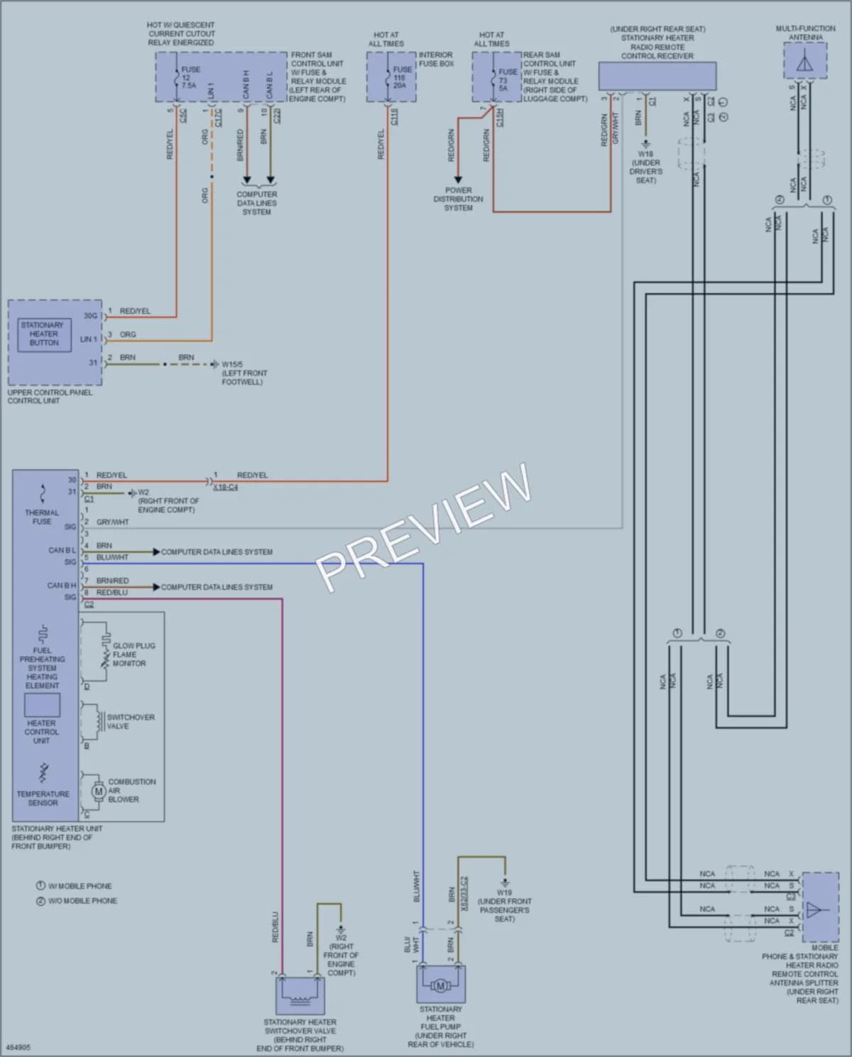 2015 MercedesBenz CLS400 Engine Accessories wiring diagram preview