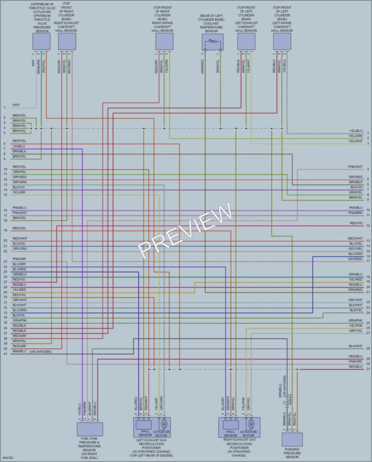 2015 MercedesBenz E400HYBRID Engine Performance wiring diagram preview