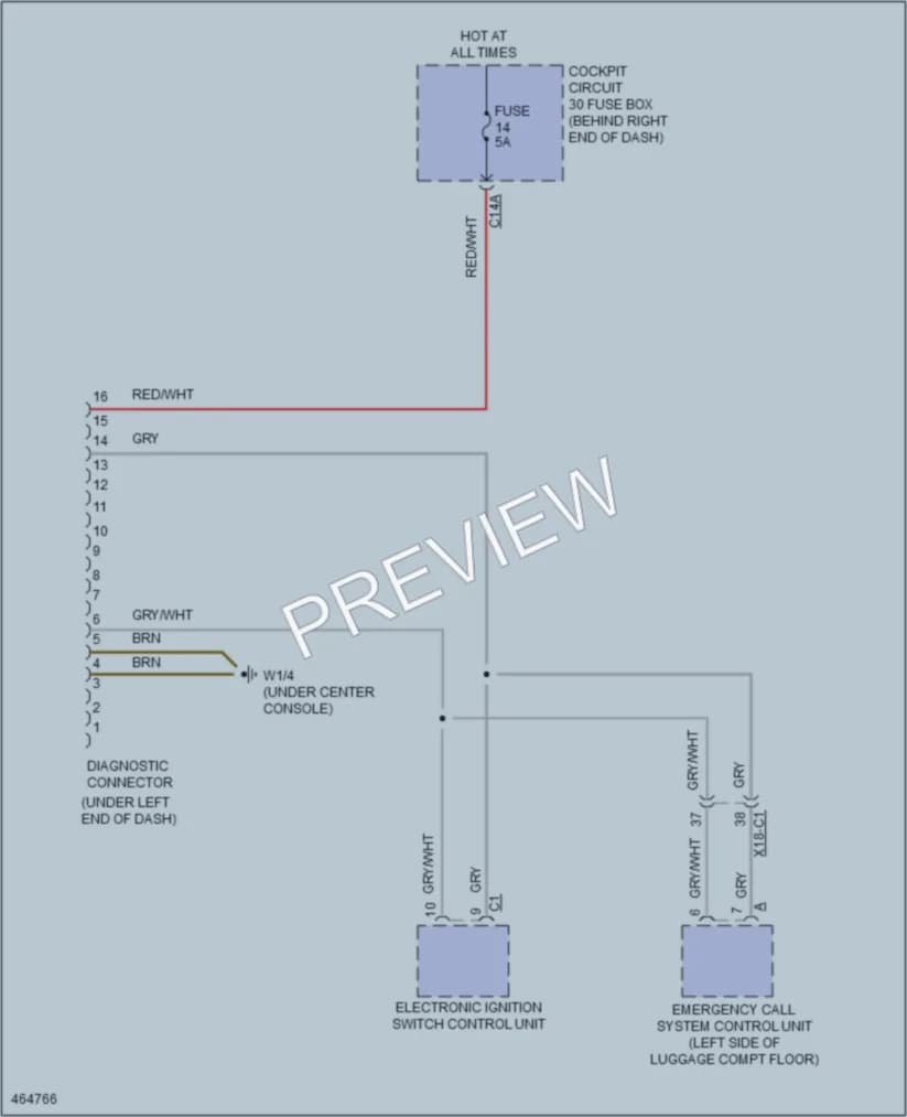 2015 MercedesBenz ML250BlueTEC Computer Data Lines wiring diagram preview