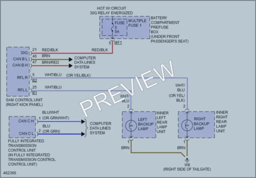 2015 MercedesBenz ML250BlueTEC Exterior Lights wiring diagram preview