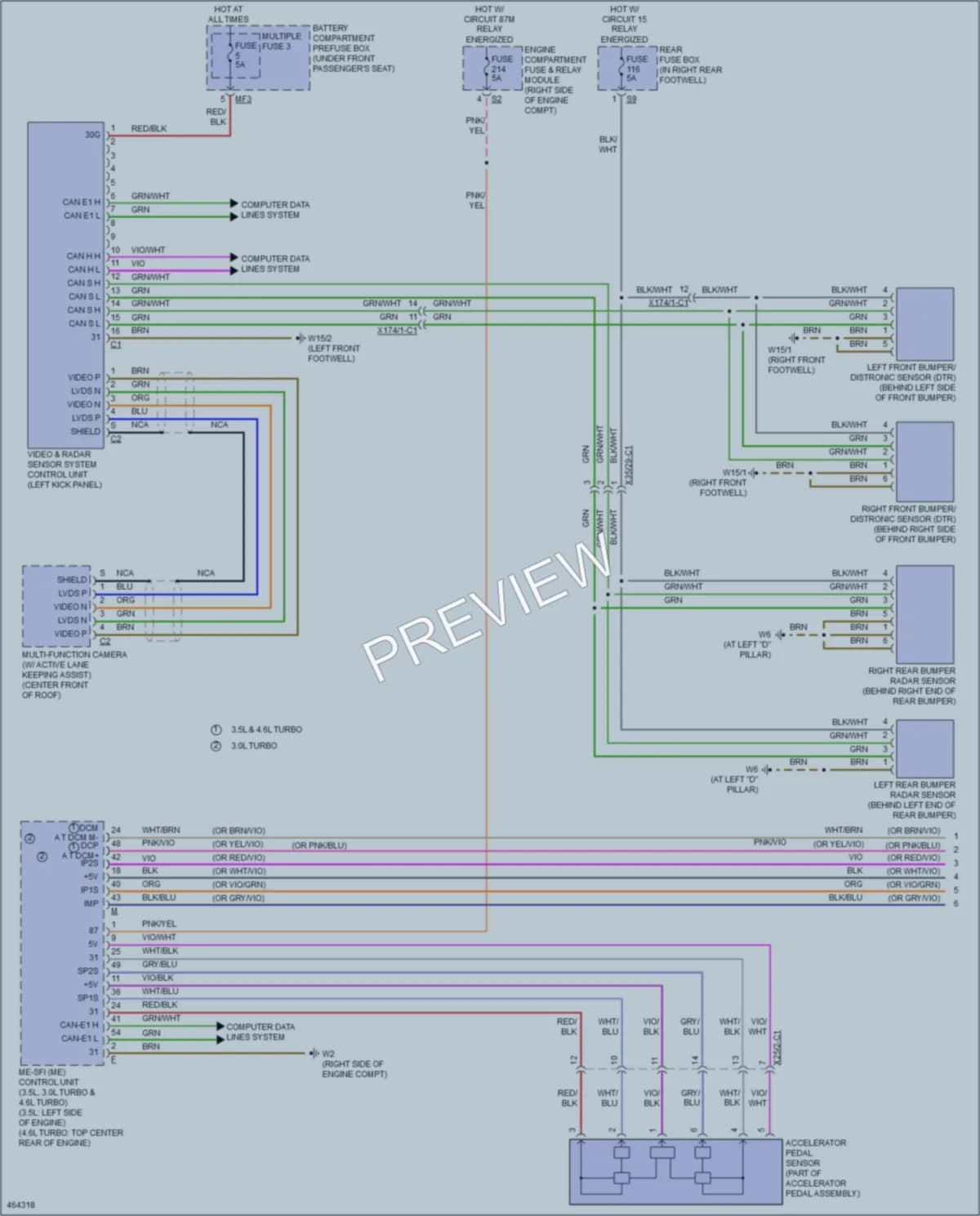 2015 MercedesBenz ML400 Cruise Control wiring diagram preview