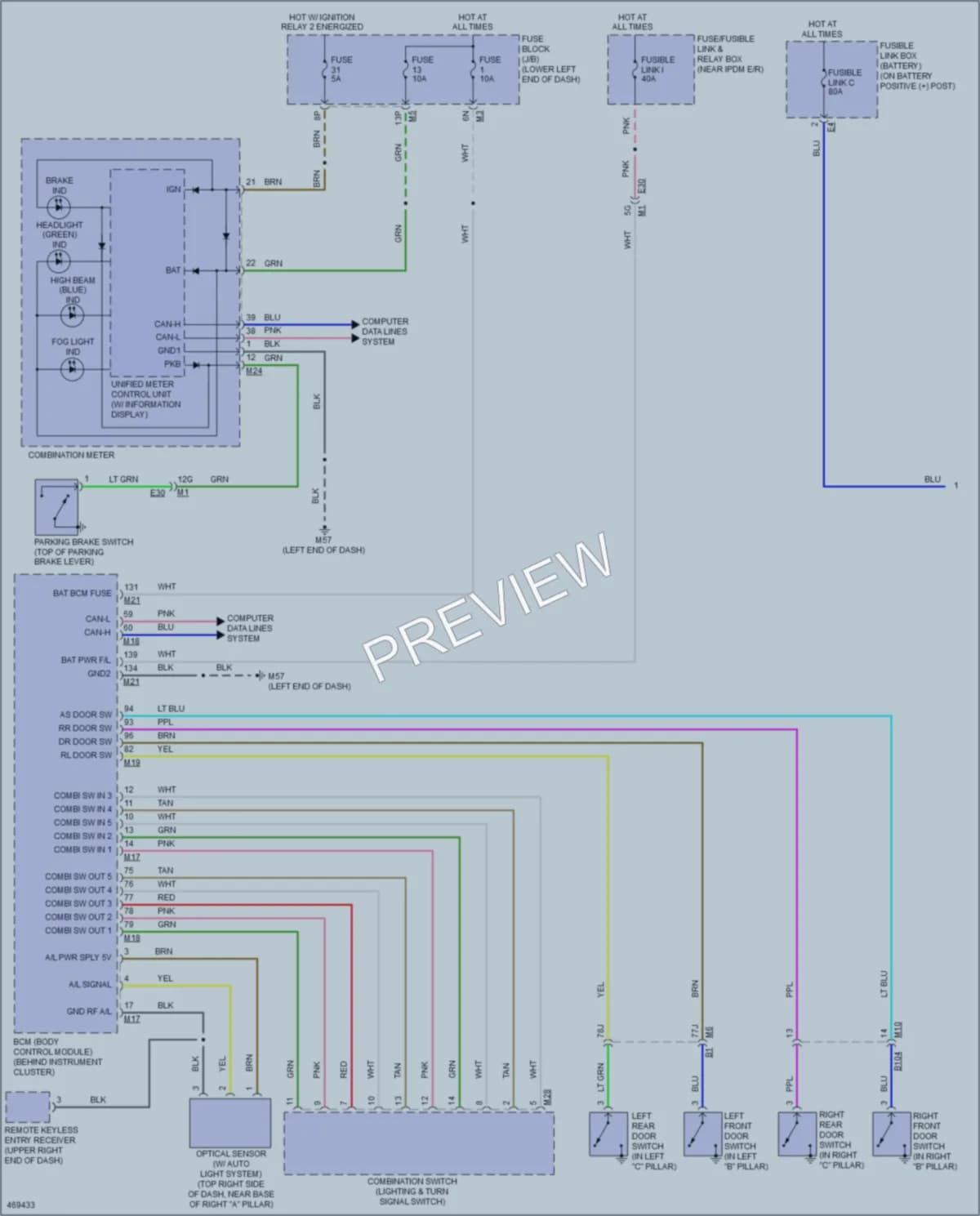 2015 Nissan Altima Headlights wiring diagram preview