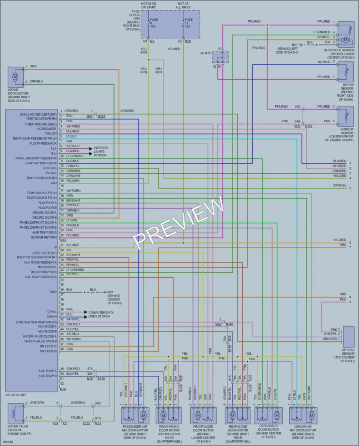 2015 Nissan Armada Air Conditioning wiring diagram preview