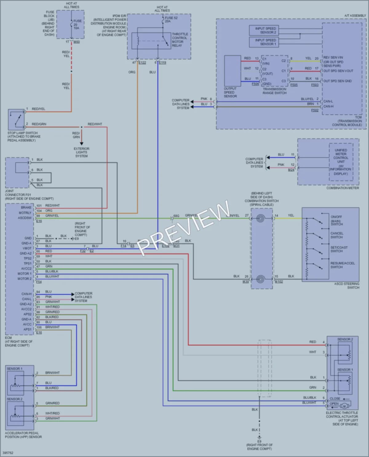 2015 Nissan Armada Cruise Control wiring diagram preview