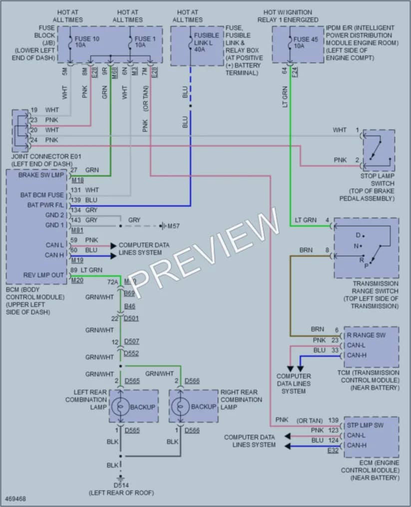 2015 Nissan Murano Exterior Lights wiring diagram preview