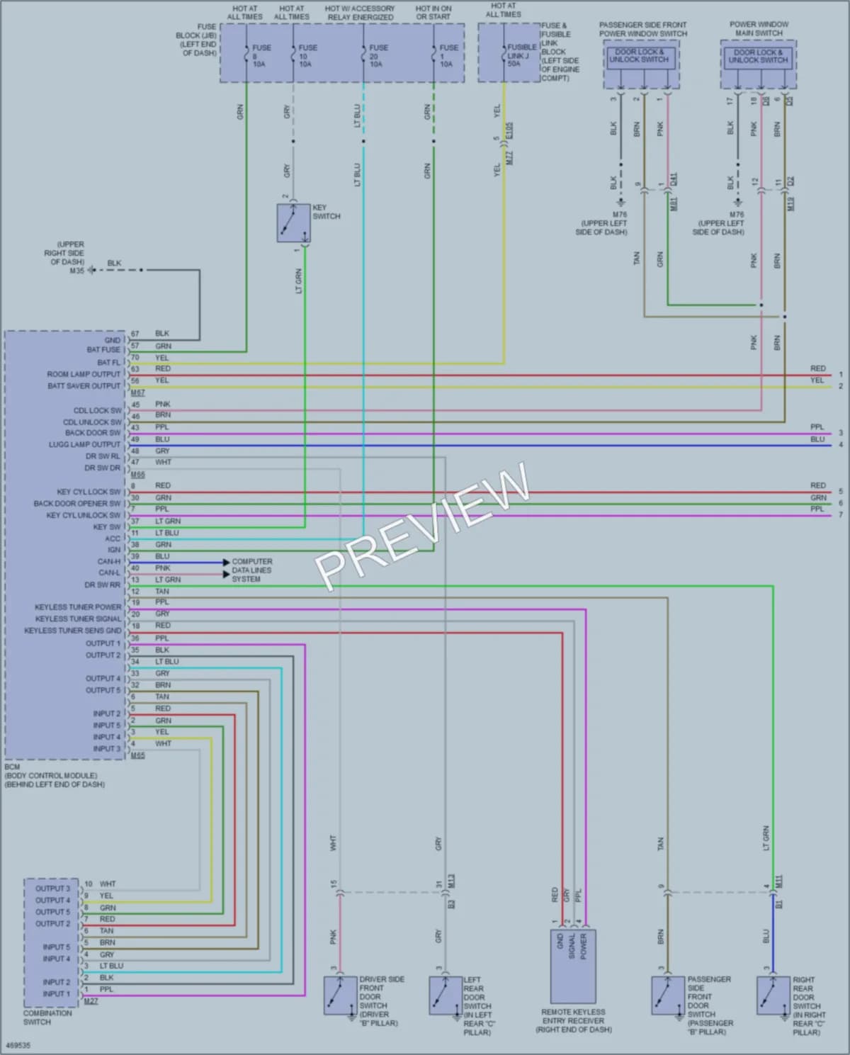 2015 Nissan RogueSelect Interior Lights wiring diagram preview