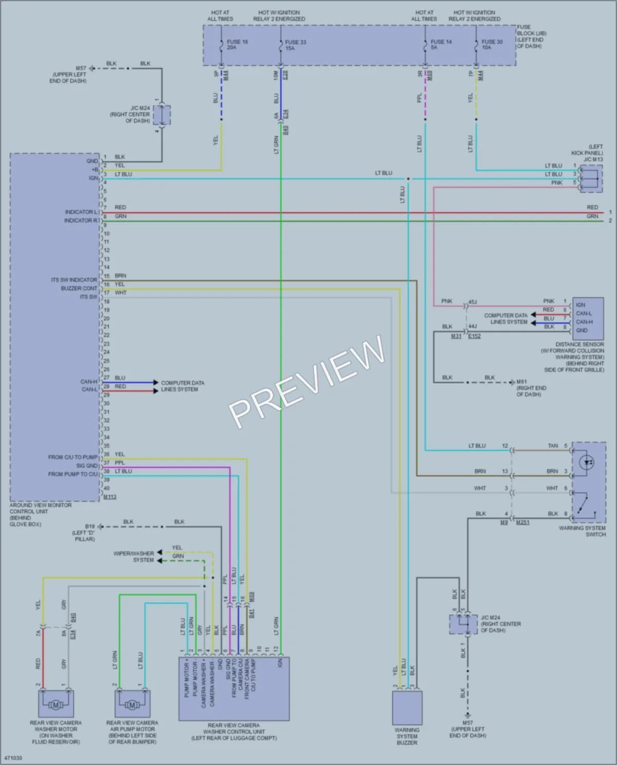 2015 Nissan RogueSelect Navigation wiring diagram preview