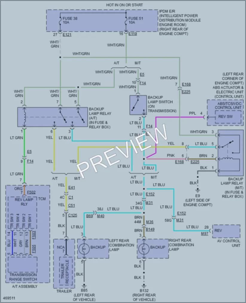 2015 Nissan Xterra Exterior Lights wiring diagram preview