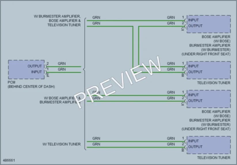 2015 Porsche 911 Radio wiring diagram preview