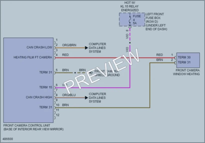 2015 Porsche Boxster Navigation wiring diagram preview