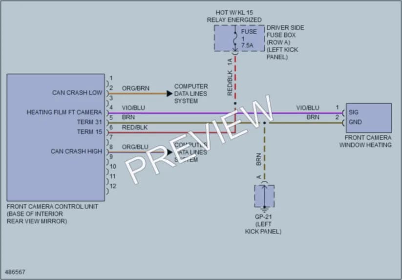 2015 Porsche Macan Navigation wiring diagram preview