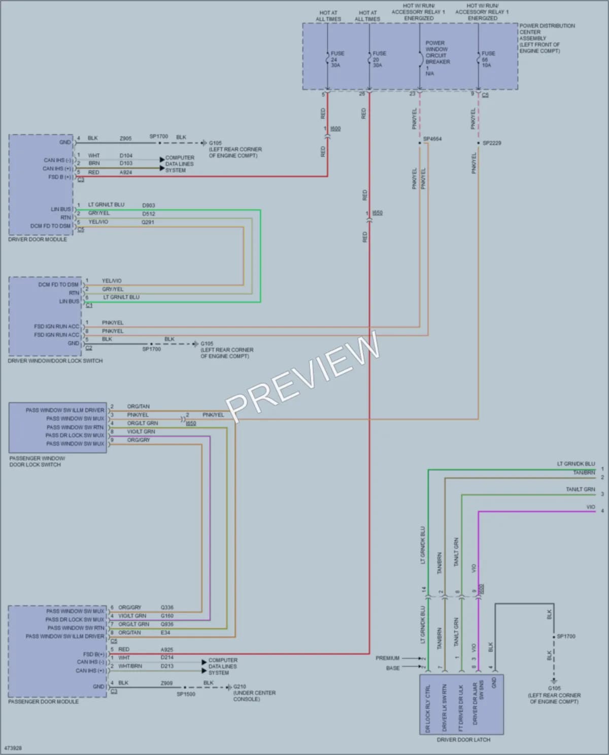2015 Ram 1500Pickup Anti Theft wiring diagram preview