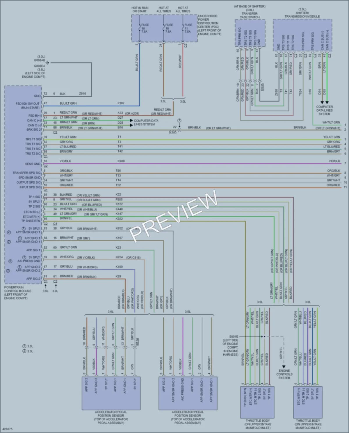 2015 Ram 3500ProMaster Cruise Control wiring diagram preview