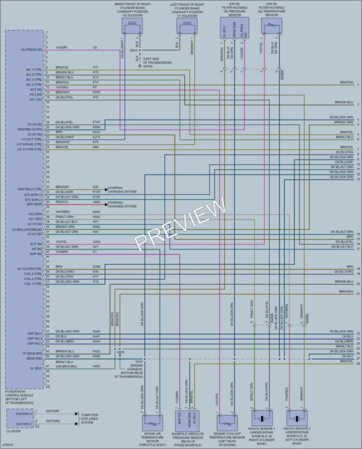 2015 Ram CV Engine Performance wiring diagram preview