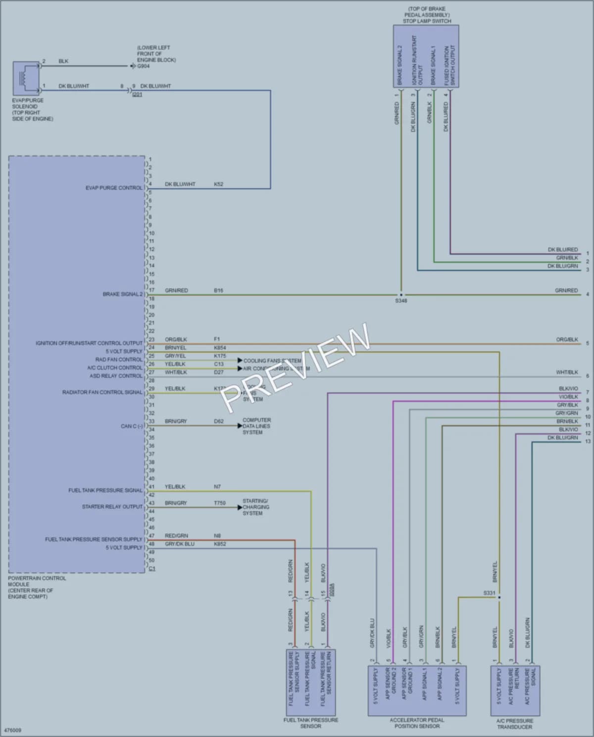 2015 Ram ProMasterCity Engine Performance wiring diagram preview