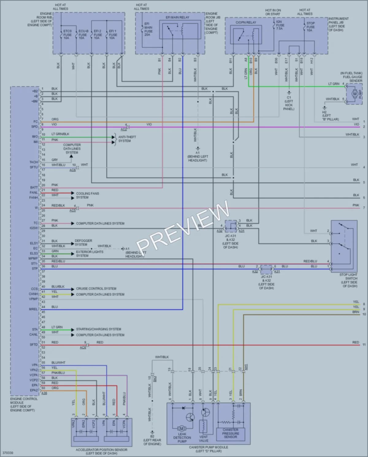 2015 Scion xB Engine Performance wiring diagram preview