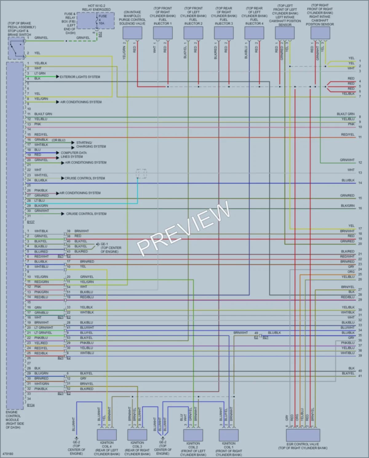 2015 Subaru Impreza Engine Performance wiring diagram preview